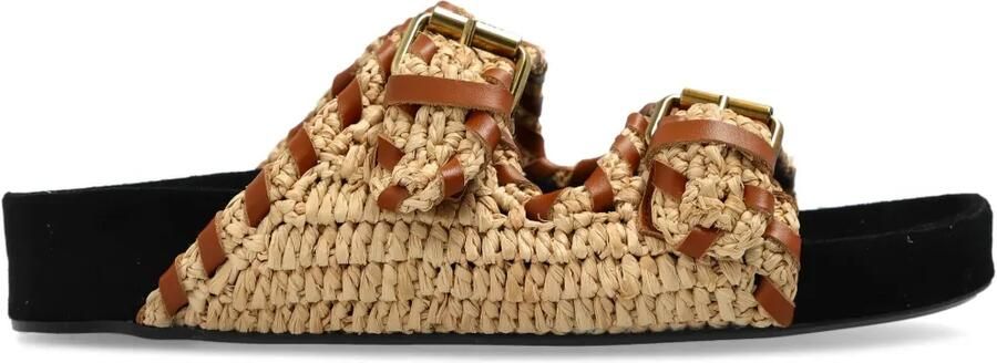 ISABEL MARANT Sandalen met gesp Beige