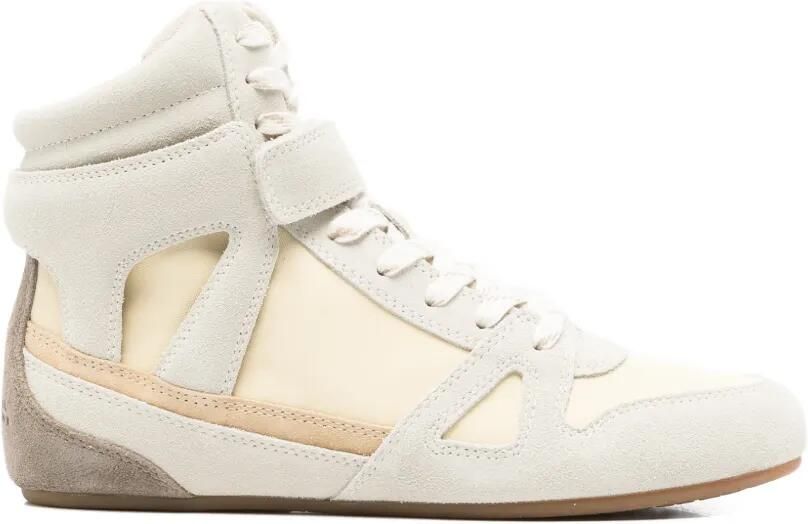 ISABEL MARANT Senny high-top suède sneakers Grijs