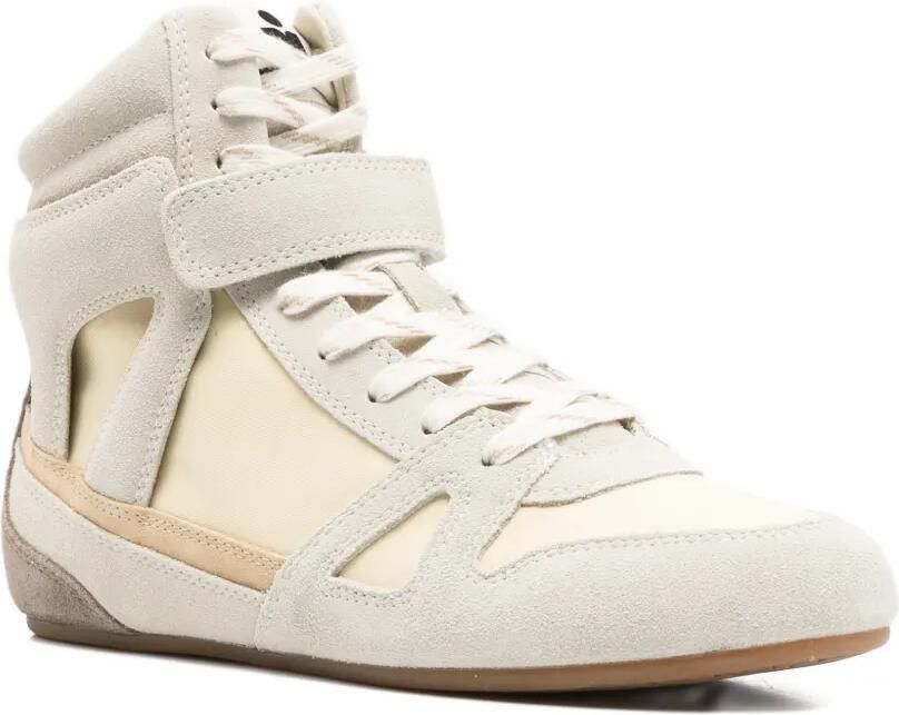 ISABEL MARANT Senny high-top suède sneakers Grijs - Foto 3