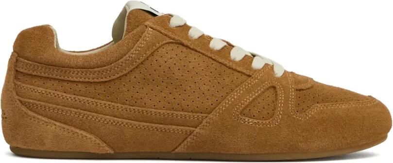 ISABEL MARANT Senny low-top leren sneakers Bruin