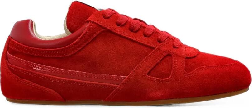 ISABEL MARANT Senny suède sneakers Rood