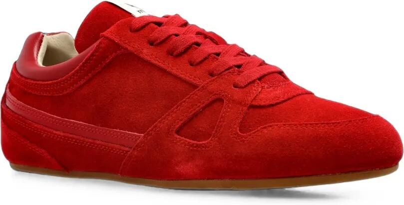 ISABEL MARANT Senny suède sneakers Rood - Foto 3