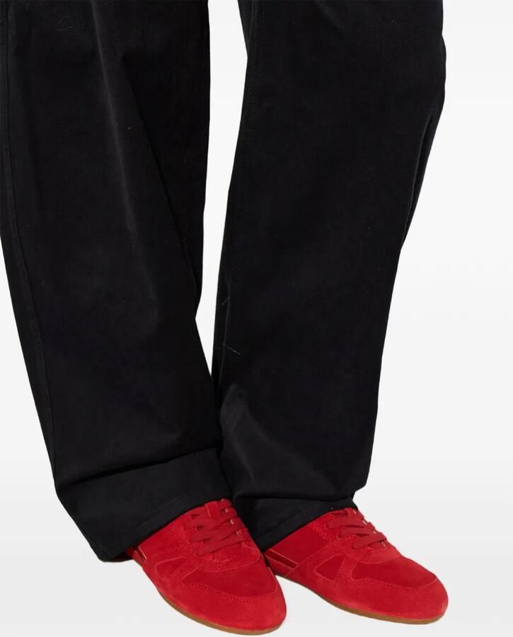 ISABEL MARANT Senny suède sneakers Rood - Foto 2