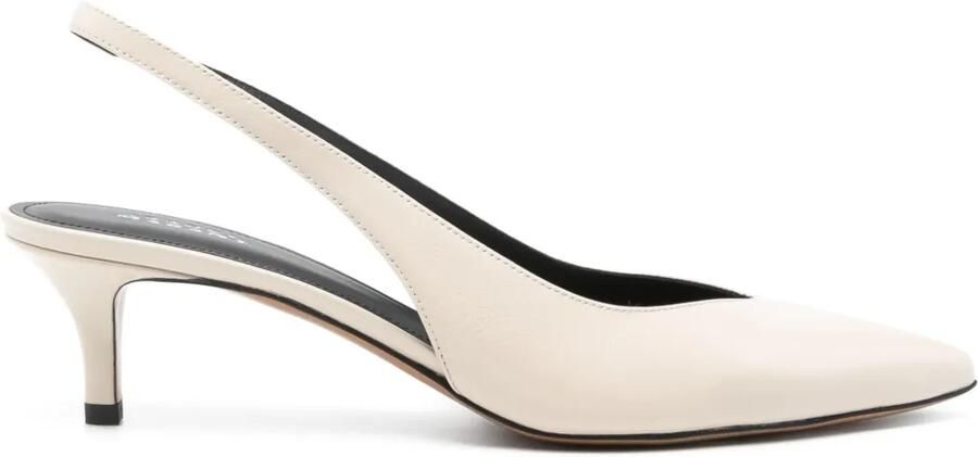 ISABEL MARANT Slingback pumps met puntige neus Wit