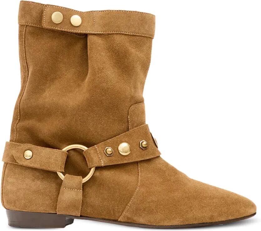 ISABEL MARANT Stania laarzen verfraaid met studs Bruin