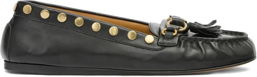 ISABEL MARANT x Faxel loafers met kwastje en studs Zwart
