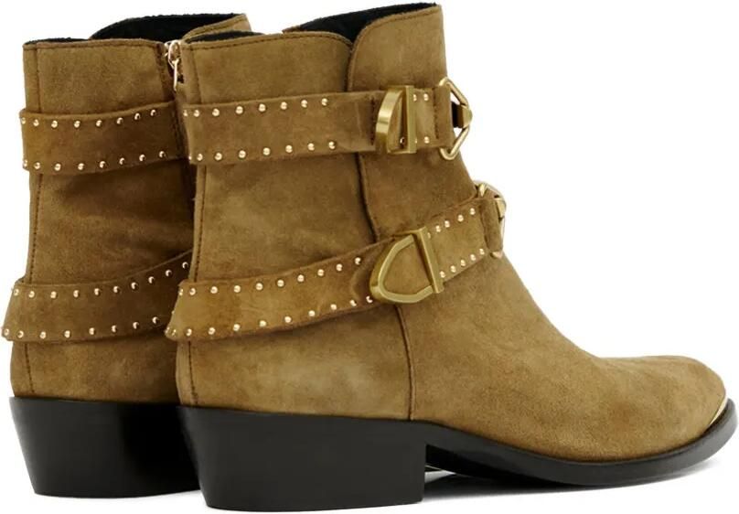 ISABEL MARANT Zalya laarzen met gesp en studs Beige - Foto 4