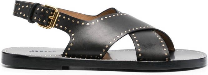 ISABEL MARANT Jane sandalen met studs Zwart