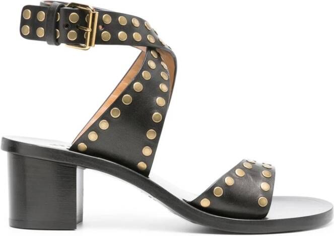 ISABEL MARANT Jillin 50mm leren sandalen Zwart