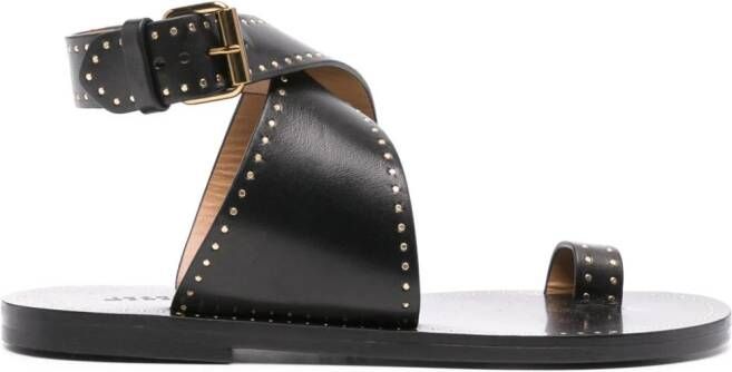 ISABEL MARANT Jools sandalen met studs Zwart