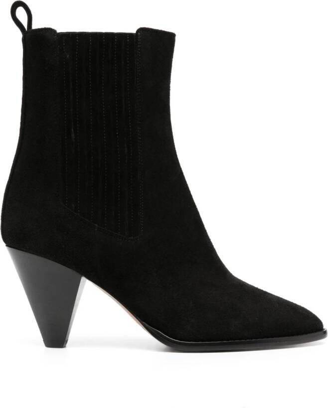 ISABEL MARANT 80 mm Reliane laarzen Zwart