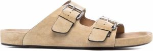 MARANT Lekson sandalen met dubbele bandjes Beige