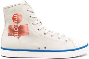 MARANT Sneakers met logo Beige