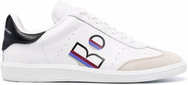 Isabel Marant Sneakers met logoprint Wit - Schoenen.nl