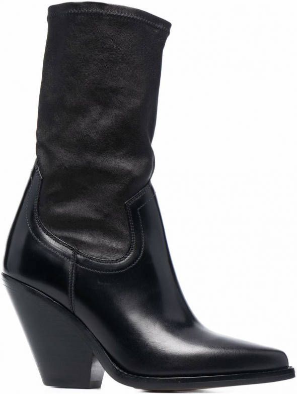 ISABEL MARANT Laarzen met puntige neus Zwart