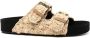 ISABEL MARANT Sandalen met raffia hak Beige - Thumbnail 1