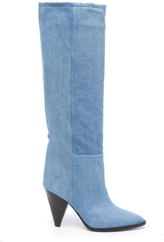 ISABEL MARANT Ririo denim laarzen Blauw