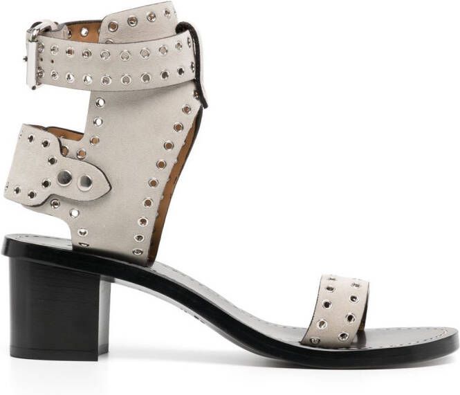 ISABEL MARANT 50 mm Jaeryn sandalen met studs Zwart
