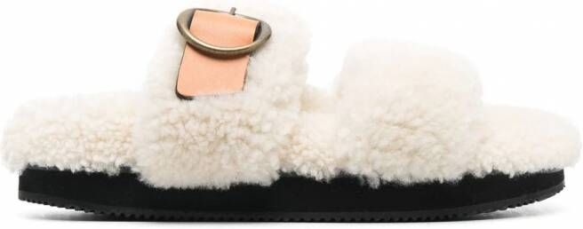 ISABEL MARANT Lammy sandalen Beige