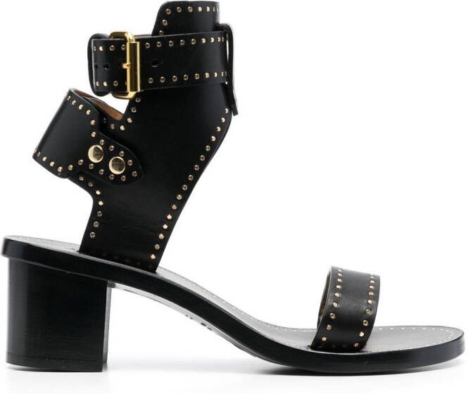 ISABEL MARANT 50 mm Jaeryn sandalen met studs Zwart