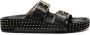 ISABEL MARANT Lennyo leren sandalen Zwart - Thumbnail 1
