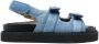 ISABEL MARANT Madee denim slingback sandalen Blauw - Thumbnail 1