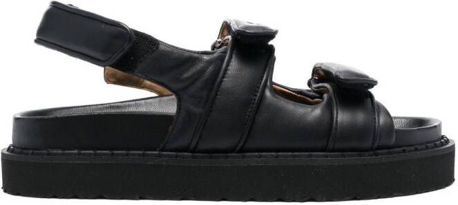 ISABEL MARANT Sandalen met plateauzool Zwart