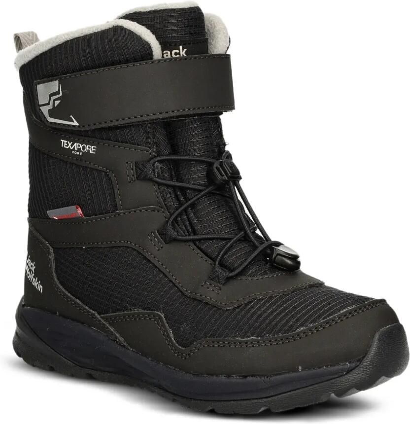 JACK WOLFSKIN Laarzen met klittenband en trekkoord Zwart