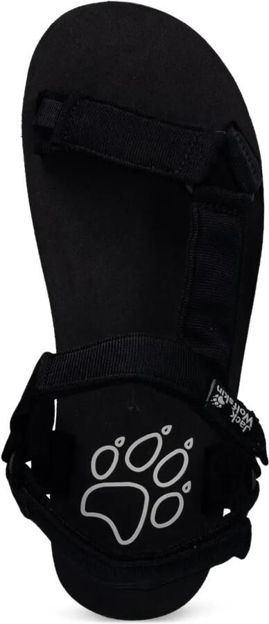 JACK WOLFSKIN Taiga sandalen met klittenband Zwart - Foto 3