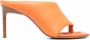 Jacquemus Asymmetrische muiltjes Oranje - Thumbnail 1
