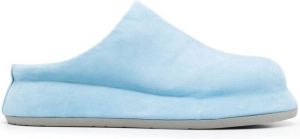 Jacquemus Bricciola suède muiltjes Blauw