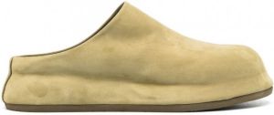 Jacquemus Bricciola suède muiltjes Groen