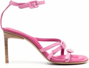Jacquemus Camargue sandalen met bandjes Roze