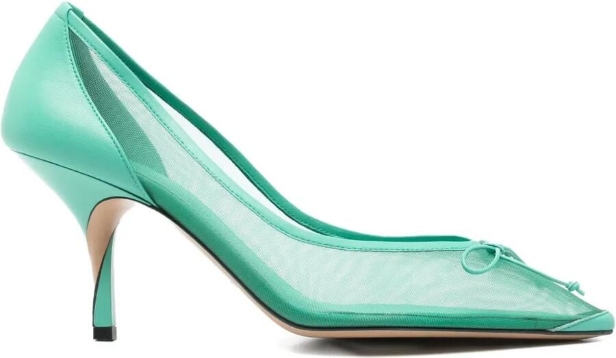Jacquemus 80 mm Les Escarpins Tourni pumps Groen