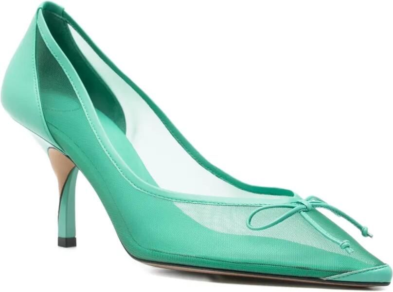 Jacquemus 80 mm Les Escarpins Tourni pumps Groen - Foto 2