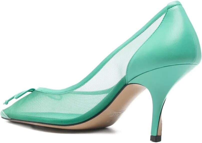 Jacquemus 80 mm Les Escarpins Tourni pumps Groen - Foto 3