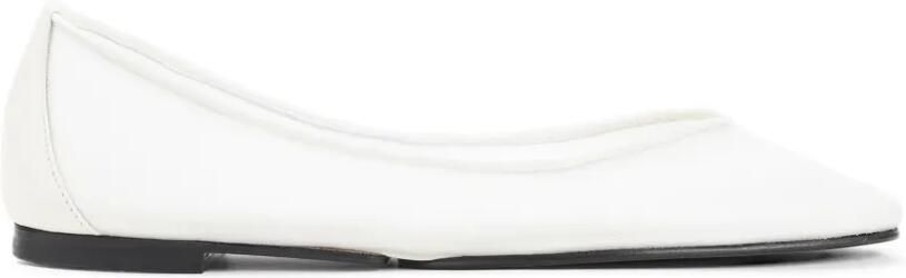 Jacquemus Ballerina's met puntige neus Wit