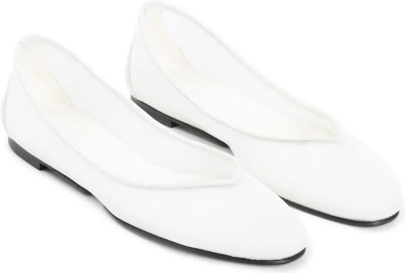 Jacquemus Ballerina's met puntige neus Wit - Foto 3