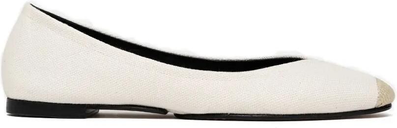 Jacquemus Ballerina's met teendetail Beige