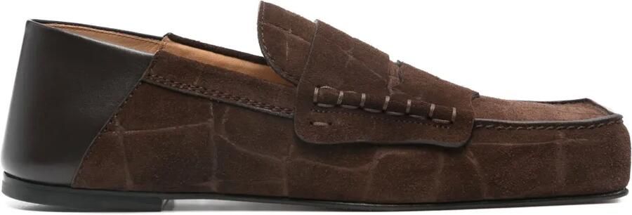 Jacquemus Carré mocassins Bruin