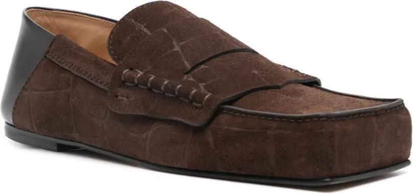 Jacquemus Carré mocassins Bruin - Foto 2