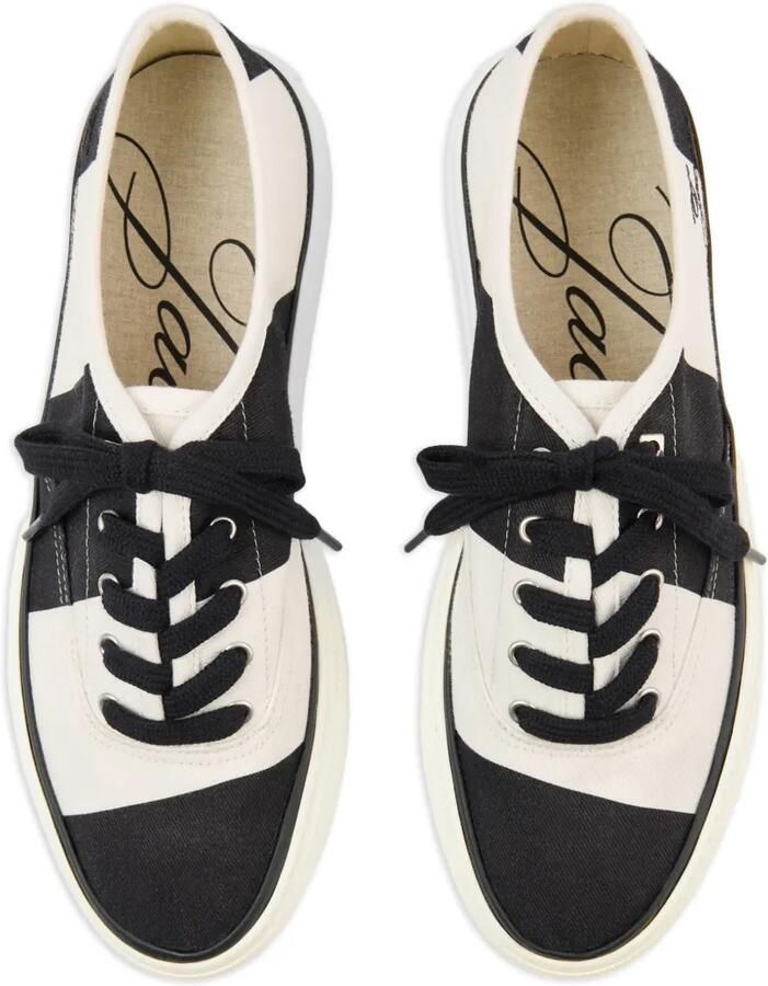 Jacquemus Féfé gestreepte sneakers Zwart - Foto 2