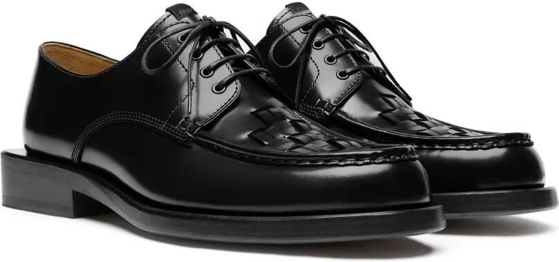 Jacquemus Geweven derby veterschoenen Zwart - Foto 5