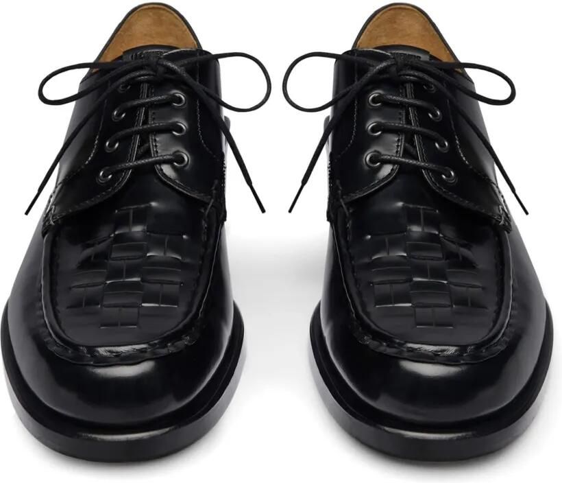 Jacquemus Geweven derby veterschoenen Zwart - Foto 2
