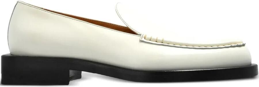 Jacquemus Leren loafers Wit - Foto 5
