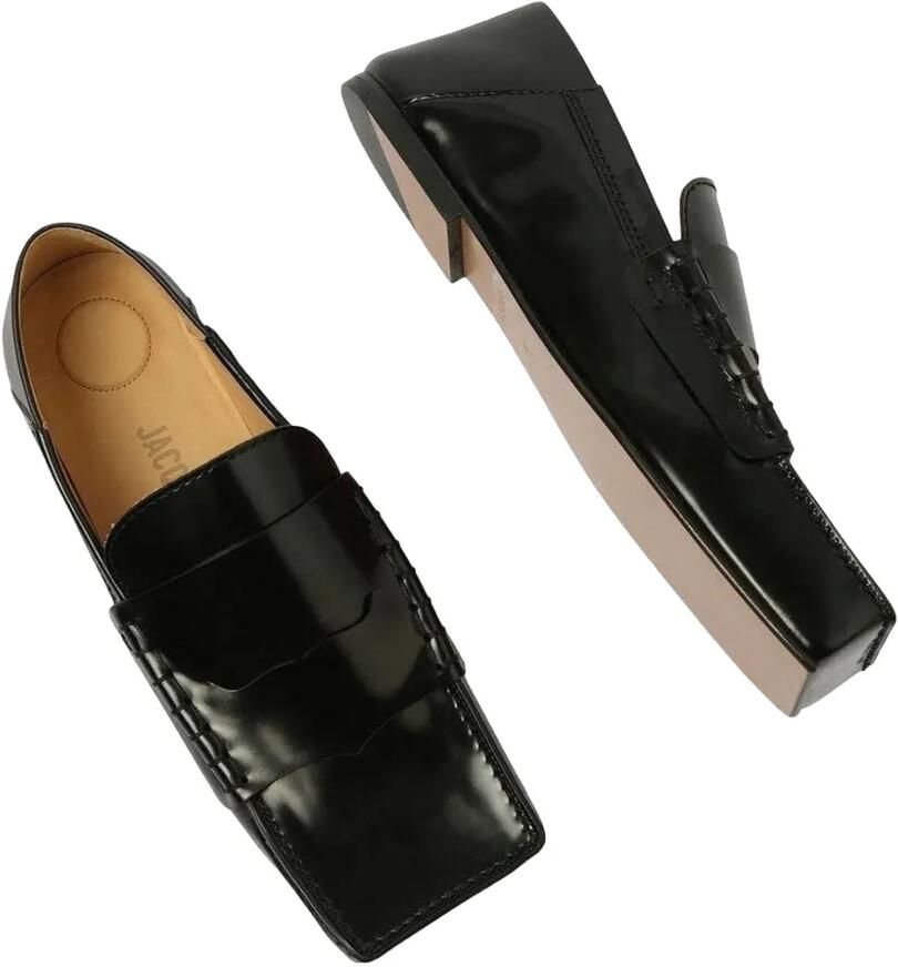 Jacquemus Les Moccasins Carre loafers Zwart - Foto 2