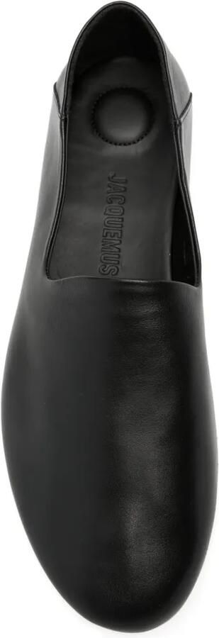 Jacquemus Les Pantoufles leren loafers Zwart - Foto 4