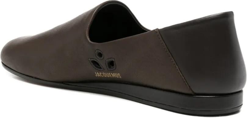 Jacquemus Loafers met logoprint Bruin - Foto 3