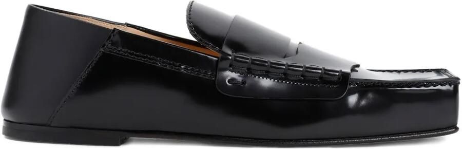 Jacquemus Loafers met vierkante neus Zwart