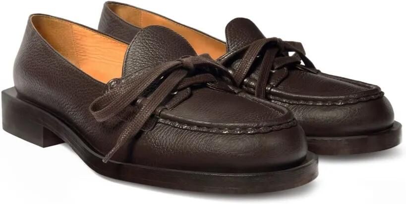 Jacquemus Marino leren loafers Bruin - Foto 3